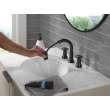 3558-BLPD-DST Trinsic Two Handle Widespread Pull Down Bathroom Faucet, Matte Black