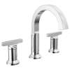 355887-PR-DST Tetra Two Handle Widespread Bathroom Faucet, Lumicoat Chrome