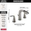 35724LF-SS-ECO Tolva Two Handle Widespread Bathroom Faucet, Stainless