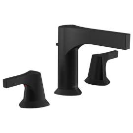 3574-BLMPU-DST Zura Two Handle Widespread Bathroom Faucet