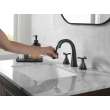 357756-BLPD-DST Stryke Two Handle Widespread Pull Down Bathroom Faucet, Matte Black