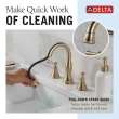 3597-CZPD-DST Cassidy Two Handle Widespread Pull Down Bathroom Faucet, Champagne Bronze