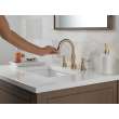 3597-CZPD-DST Cassidy Two Handle Widespread Pull Down Bathroom Faucet, Champagne Bronze