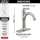 535-SSMPU-DST SAYLOR Single Handle Bathroom Faucet, Stainless
