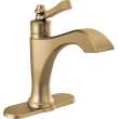 556-CZLPU-DST Dorval Single Handle Bathroom Faucet, Champagne Bronze
