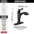 556T-BL-DST Dorval Single Handle Touch20 Bathroom Faucet