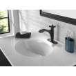 557-BLLPU-DST Dorval Single Handle Bathroom Faucet, Matte Black