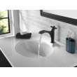 557-BLLPU-DST Dorval Single Handle Bathroom Faucet, Matte Black