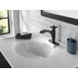 557-BLMPU-DST Dorval Single Handle Bathroom Faucet, Matte Black