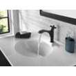 557-BLMPU-DST Dorval Single Handle Bathroom Faucet, Matte Black