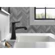 564-BLMPU-DST Ashlyn Single Handle Metal Pop Up Lavatory Faucet, Matte Black