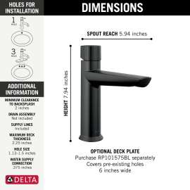 573-BLLPU-DST Galeon Single Handle Bathroom Faucet