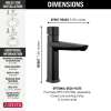 573-BLMPU-DST Galeon Single Handle Bathroom Faucet, Matte Black