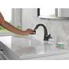 5776-BLPD-DST Stryke Single Handle Pull Down Bathroom Faucet, Matte Black