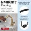 5776-CZPD-PR-DST Stryke Single Handle Pull Down Bathroom Faucet, Lumicoat Champagne Bronze