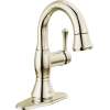 597-PNPD-DST Cassidy Single Handle Pull Down Bathroom Faucet, Polished Nickel