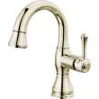 597-PNPD-DST Cassidy Single Handle Pull Down Bathroom Faucet, Polished Nickel