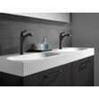 656-BL-DST Dorval Single Handle Mid-Height Vessel Bathroom Faucet, Matte Black
