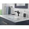 856-BL-DST Dorval Two Handle Single Hole Monoblock Bathroom Faucet, Matte Black