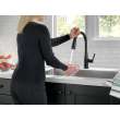 9113TV-BL-DST Essa VoiceIQ Single Handle Pull Down Faucet with Touch2O Technology, Matte Black