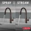 9113TV-RB-DST Essa VoiceIQ Single Handle Pull Down Faucet with Touch2O Technology, Venetian Bronze