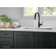 9159-BLLS-DST Trinsic Single Handle Pull Down Kitchen Limited Swivel, Matte Black