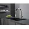 9159-KS-DST Trinsic Single Handle Pull Down Kitchen Faucet, Black Stainless