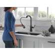 9176TV-BL-DST Stryke 1L Touch2O Pull Down Kitchen with Voice, Matte Black