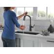 9176TV-BL-DST Stryke 1L Touch2O Pull Down Kitchen with Voice, Matte Black