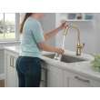 9176TV-CZ-PR-DST Stryke 1L Touch2O Pull Down Kitchen with Voice, Lumicoat Champagne Bronze