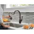 9178TV-RB-DST Leland VoiceIQ Single Handle Pull Down Faucet with Touch2O Technology, Venetian Bronze