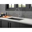 9182-AR-PR-DST Emmeline Single Handle Pull Down Kitchen Faucet, Lumicoat Arctic Stainless