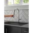9182T-AR-PR-DST Emmeline Single Handle Pull Down Kitchen Faucet with Touch2O Technology, Lumicoat Arctic Stainless