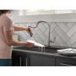 9182T-AR-PR-DST Emmeline Single Handle Pull Down Kitchen Faucet with Touch2O Technology, Lumicoat Arctic Stainless