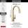 9191-CZ-PR-DST Monrovia Single Handle Pull Down Kitchen Faucet, Lumicoat Champagne Bronze