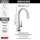9191T-AR-PR-DST Monrovia Single Handle Pull Down Kitchen Faucet with Touch2O Technology, Lumicoat Arctic Stainless