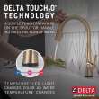 9191T-CZ-PR-DST Monrovia Single Handle Pull Down Kitchen Faucet with Touch2O Technology, Lumicoat Champagne Bronze