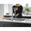 9191T-PR-DST Monrovia Single Handle Pull Down Kitchen Faucet with Touch2O Technology, Lumicoat Chrome