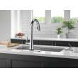 9191T-PR-DST Monrovia Single Handle Pull Down Kitchen Faucet with Touch2O Technology, Lumicoat Chrome