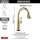 9197T-CZ-PR-DST Cassidy Single Handle Pull Down Kitchen Faucet with Touch2O and ShieldSpray Technologies, Lumicoat Champagne Bronze