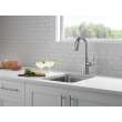 9976-AR-PR-DST Stryke Single Handle Pull Down Bar or Prep Faucet, Lumicoat Arctic Stainless