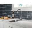 9982T-AR-PR-DST Emmeline Single Handle Pull Down Bar or Prep Faucet with Touch2O Technology, Lumicoat Arctic Stainless