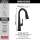 9982T-BL-DST Emmeline Single Handle Pull Down Bar or Prep Faucet with Touch2O Technology, Matte Black