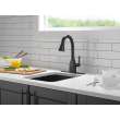 9983-BL-DST Mateo Single Handle Pull Down Bar or Prep Faucet, Matte Black