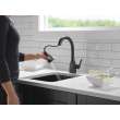 9983-BL-DST Mateo Single Handle Pull Down Bar or Prep Faucet, Matte Black
