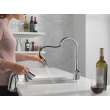 9991-AR-PR-DST Monrovia Single Handle Pull Down Bar or Prep Faucet, Lumicoat Arctic Stainless