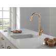 9991-CZ-PR-DST Monrovia Single Handle Pull Down Bar or Prep Faucet, Lumicoat Champagne Bronze