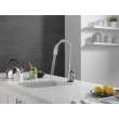 9991T-AR-PR-DST Monrovia Single Handle Pull Down Bar or Prep Faucet with Touch2O Technology, Lumicoat Arctic Stainless