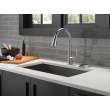 9182-AR-PR-DST Emmeline Single Handle Pull Down Kitchen Faucet, Lumicoat Arctic Stainless