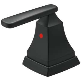 H264BL Ashlyn Lavatory Metal Lever Handles, Matte Black